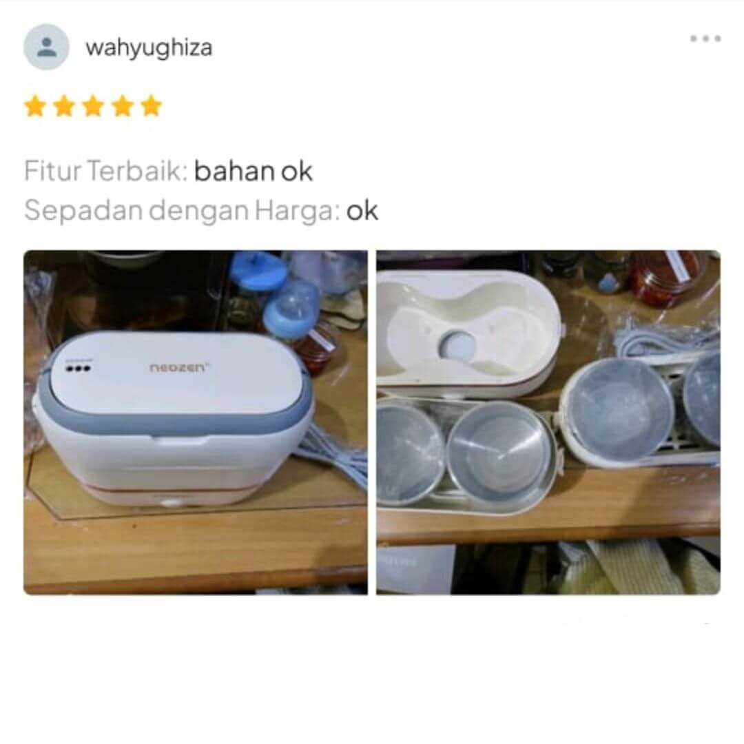 Testimonials - Neozen Electric Lunch Box - Kotak Makan Listrik Portable (3)