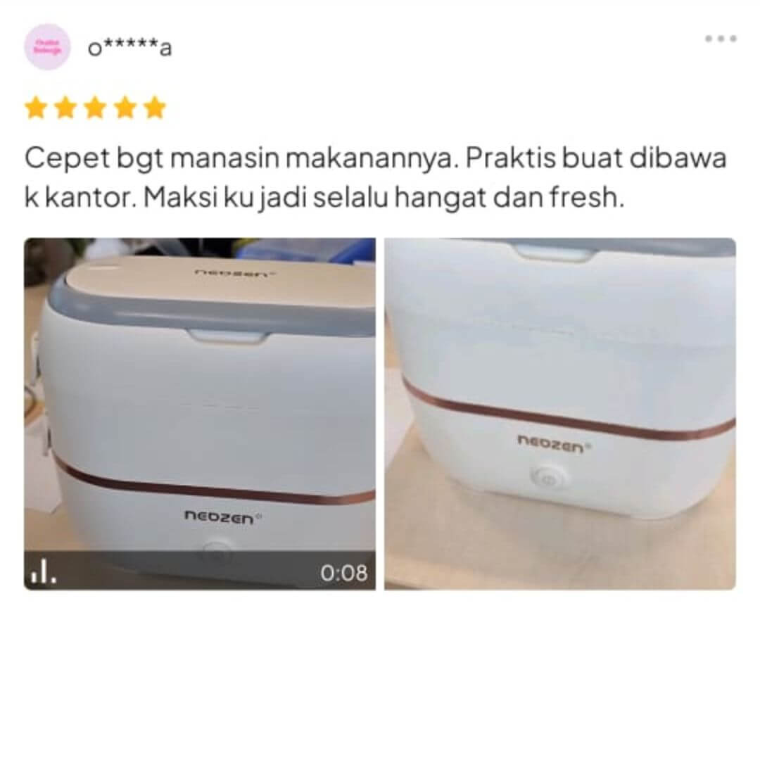 Testimonials - Neozen Electric Lunch Box - Kotak Makan Listrik Portable (9)